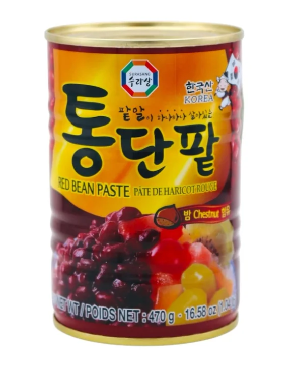 SURASANG Boiled Red Beans in Can韓國三進罐裝紅豆 470g x 1