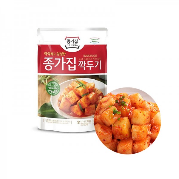 20943 Chongga Poggi Kimchi 宗家 切片泡菜 Kimchi Cát Khúc 500g x 1