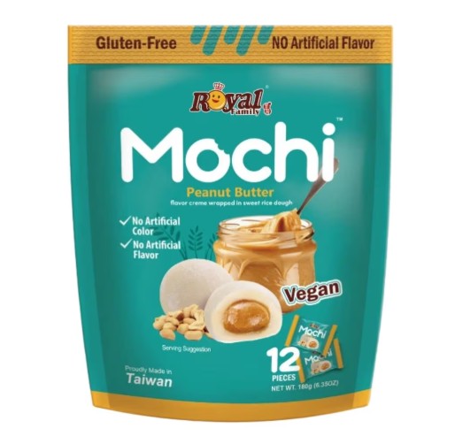 RF Mochi - Peanut Butter皇族麻糬-純濃花生 Banh Mochi Dau Phong 180g x 1