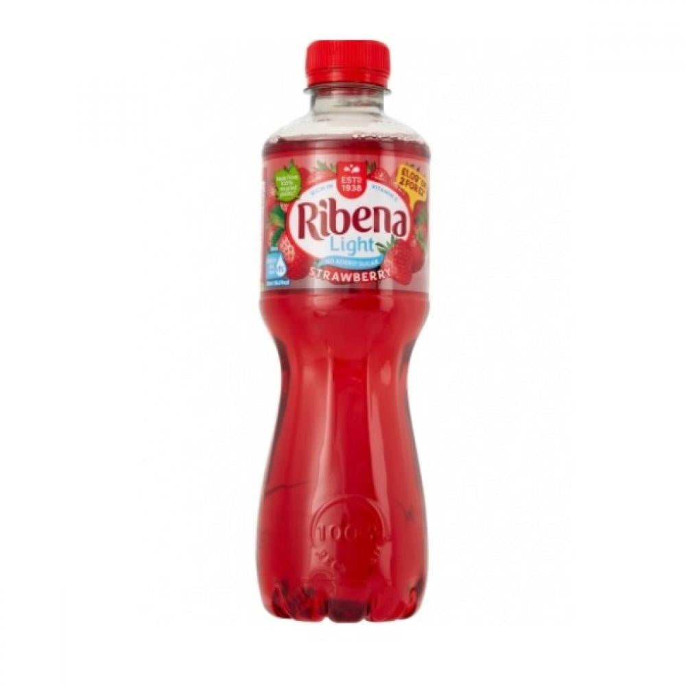 Ribena 草莓汁飲料 無添加糖 Nuoc dau khong duong 500ml x1