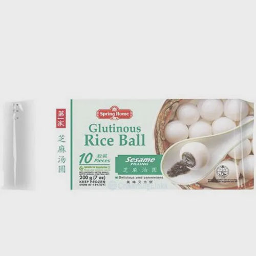 TYJ Cơm nắm đông lạnh nhân mè 第一家芝麻湯圓 Chè Trời Nước Nhạn Mê Đen 200g x1