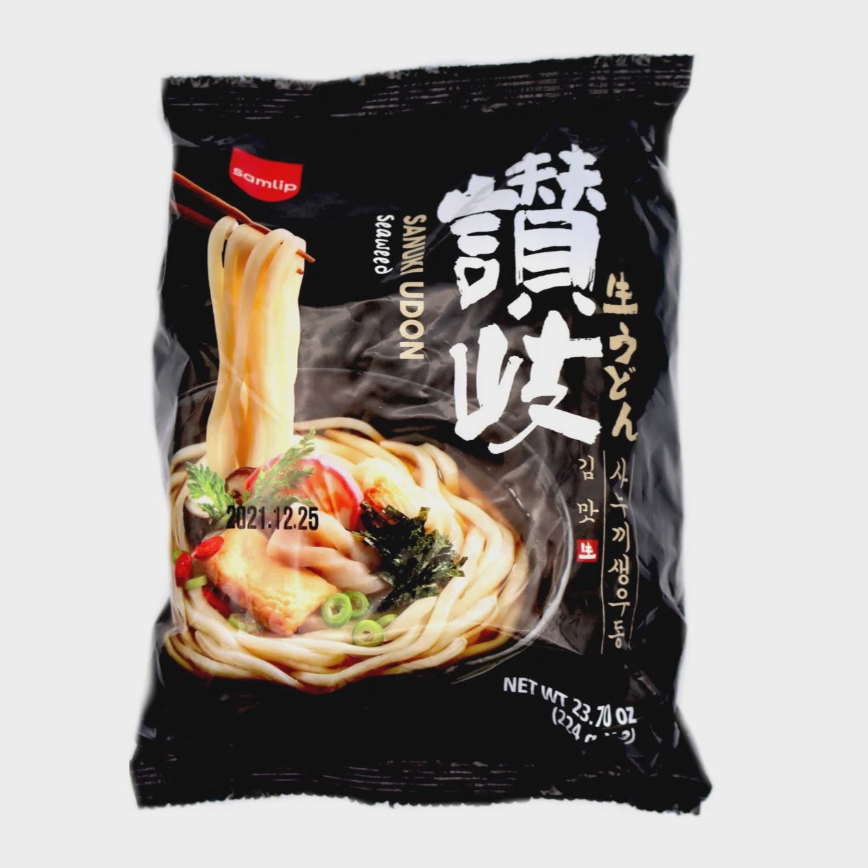 Samlip Sanuki Udon (Seaweed) 三立讚岐烏冬(附加湯包) Mi Udon 224g*3 x1