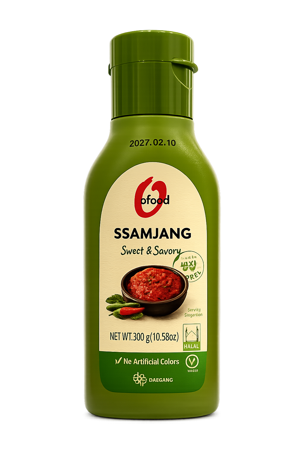 O'Food Ssamjang Sauce Bottle 300g x 1