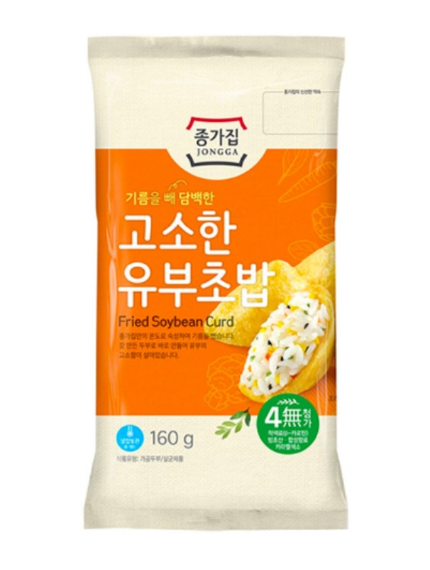 Chongga Fried Soybean Curd With Seasoning壽司腐皮 160g x 1