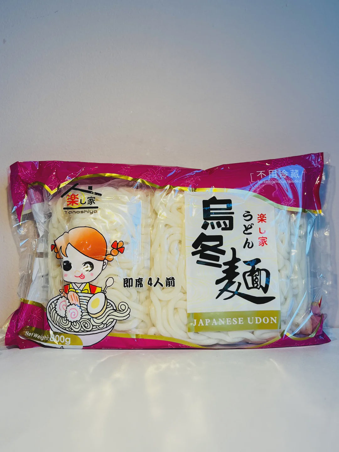 TS Udon (4 miếng) 樂し家單包烏冬 Mi Udon 800g x1
