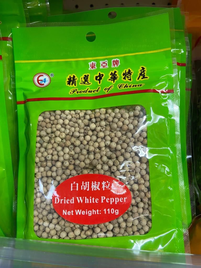 Tiêu trắng khô EA 東亞白胡椒 (粒) 110g x1