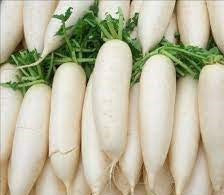 Củ cải trắng tươi (Mooli) 白蘿蔔 cu cai trang x 1 miếng