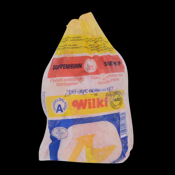 Gà đông lạnh Wilki 急凍鮮雞Gà Vàng Bi Không Đậu 1.3kg - 1.5kg x 1