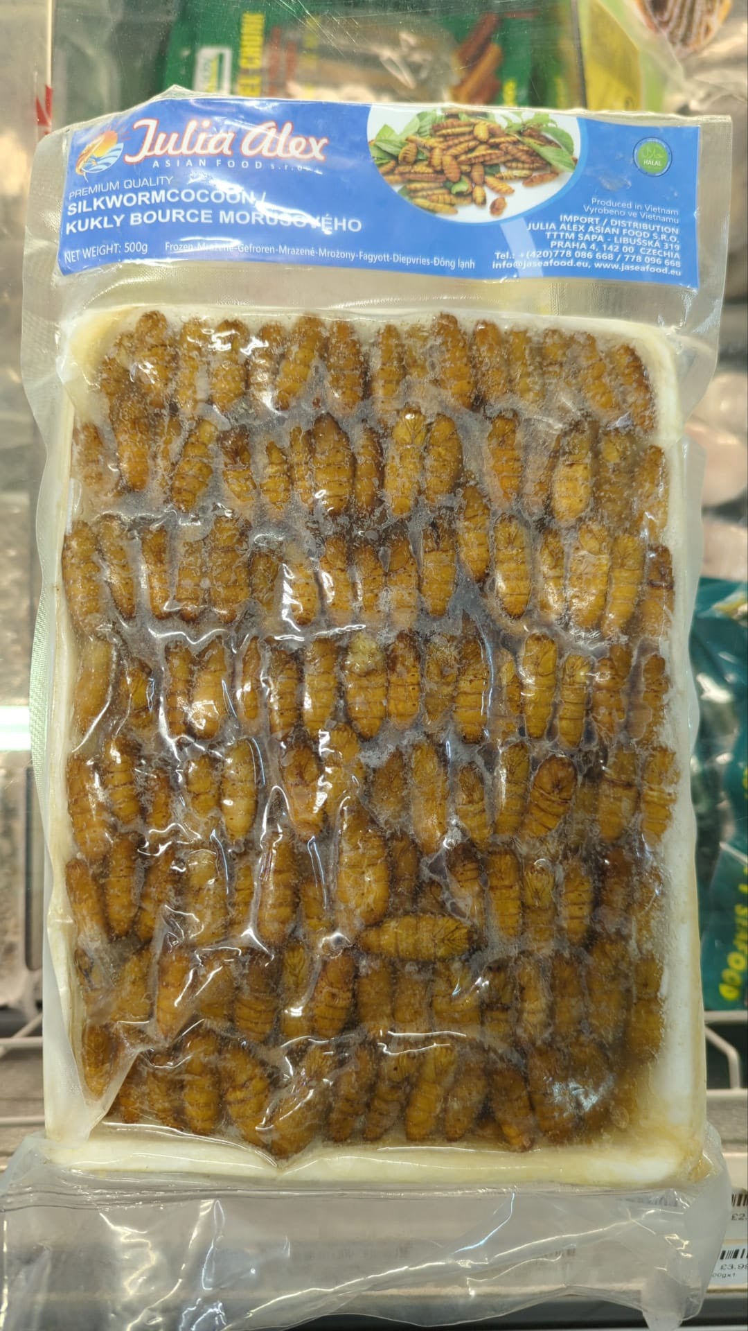 Tằm đông lạnh nhot tam500gr x 1