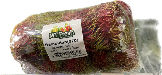 MT Fresh Rambutan新鮮泰國红毛丹 Trai Chom chom tuoi 1x500g