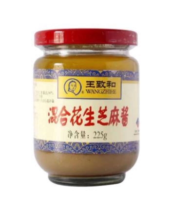 WZH Mè dán bơ đậu phộng 王致和混合花生芝麻醬 225g x1