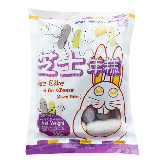 Changlisheng Rice Cake Within Cheese (Mixed Flavour) 張力生芝士年糕(混合)Banh Gao Pho Mai 200gr x 1