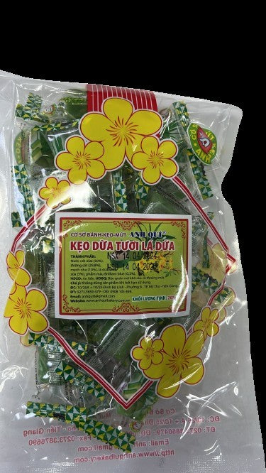 060188 Kẹo Dừa Anh Quy Lá Dừa Flv Keo Dừa Hương La Dừa 200gr x 1