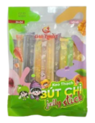 Zai Zai Small Stick Jelly 铅笔果冻 Thach But Chi 360g x 1