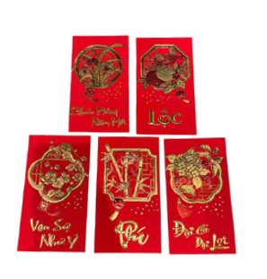 Lucky Money Envelop 利是封 Bao Li Xi 2601 6pcs x 1 bag