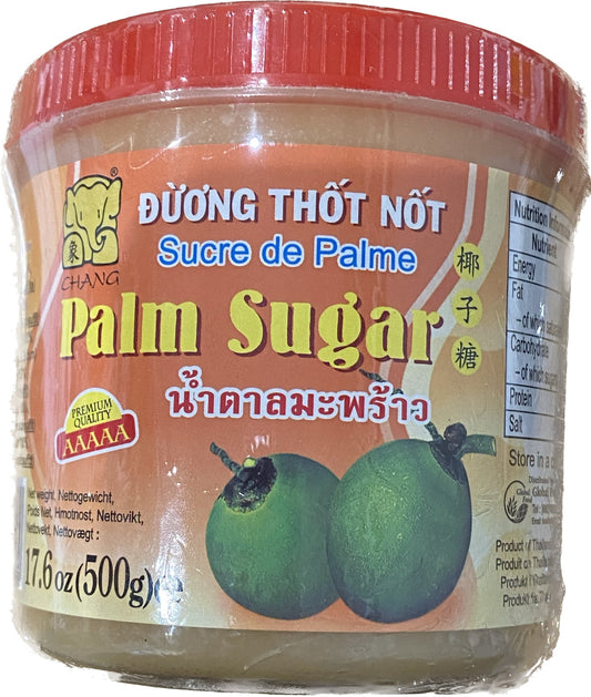 Đường thốt nốt Chang nguyên chất dạng hũ純椰子糖Dương Thốt Nốt 500g x1