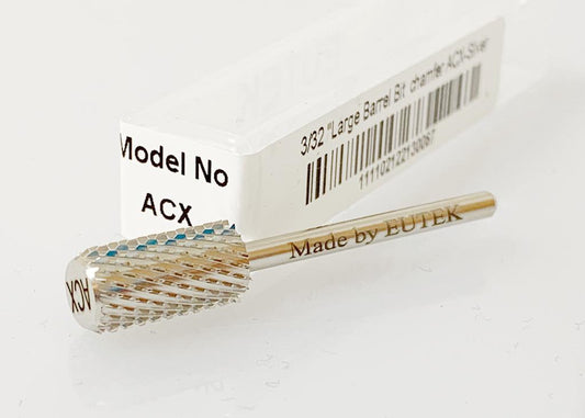30067-EUTEK-3/32" Mũi khoan thùng lớn ACX Bạc/cầu vồng 1 cái