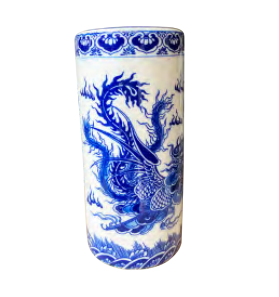 White Blue Dragon Altars Accessories Vat Pham Ban Tho Ong Dia Trang Xanh Rong