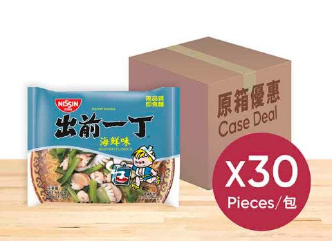 Nissin Noodles HK - Seafood Flavour 香港出前一丁-海鮮味 100g x 30