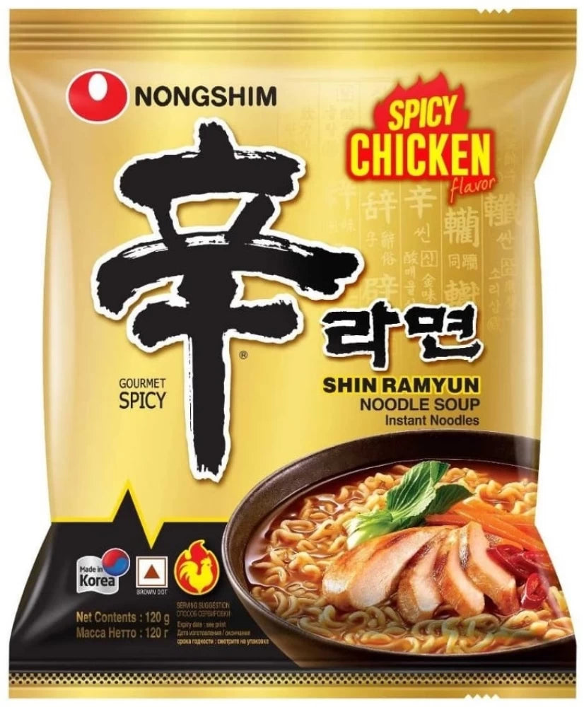 Gà cay Nongshim Shin Ramyun 農心辣雞麵 120g x1