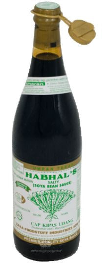 HABHAL'S Kicap Manis - SALTY Soy Sauce 馬來西亞豉油 645ml x1”