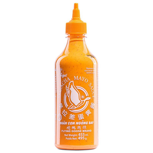 Sốt Mayo Ngỗng Bay Sriracha 飛鵝商標 是拉差蛋黃醬 Tương Mayo 455ml x1