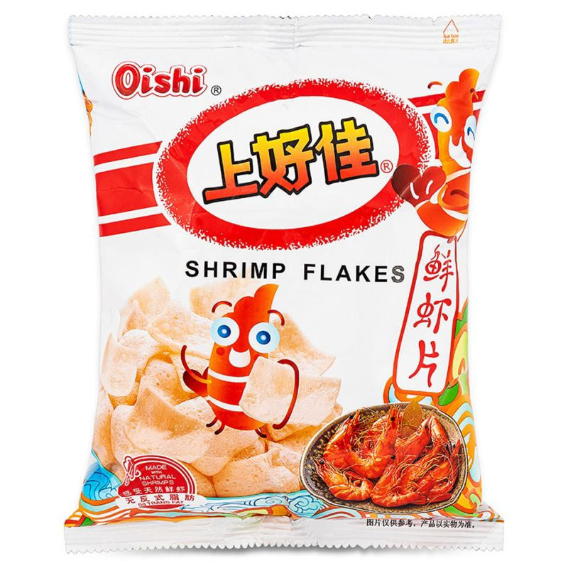 Oishi Shrimp Flakes 上好佳鮮蝦片 Snack Tom 40g x1