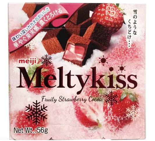 02394 MEIJI MeltyKiss 草莓口味可可(明治雪吻奶油草莓朱古力) 53g x1