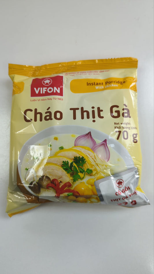 Vifon Instant Porridge Chicken Flavour Chao Thit Ga 70gr x 1