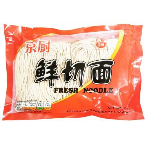 Jing chu Thin noodles 鮮切面 (細）Mi tuoi 400g x1