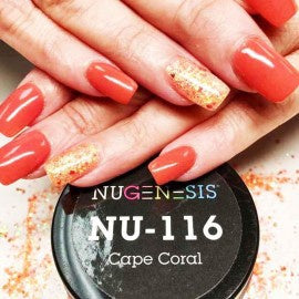 13591-Nugenesis Dip Nail NU116 Cape Coral 1x2oz