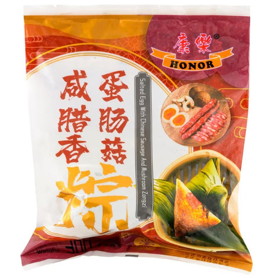 33273 HR Zongzi - Egg with Chinese Sausage康樂鹹蛋臘腸香菇粽300g X 1