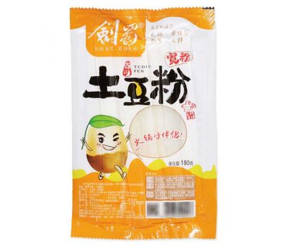 JS POTATO MÌ ( RỘNG ) 剑蜀 180克土豆粉 (中宽 ) 180g x1