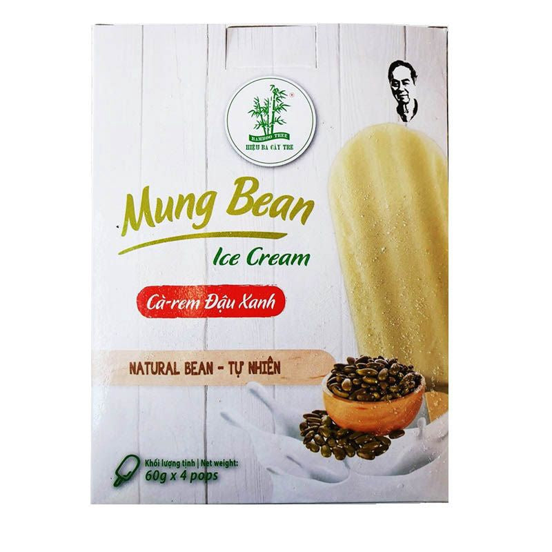 Bamboo Tree Mung Bean Ice Cream  綠豆冰淇淋 Kem Dau Xanh 60g x1