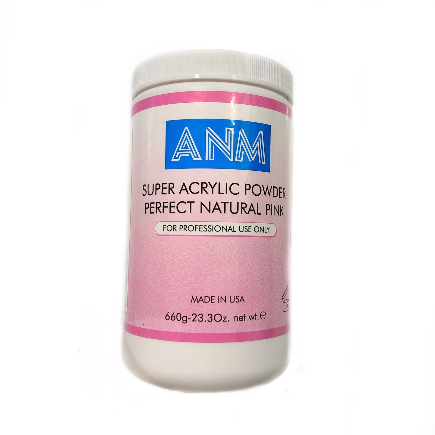 15550 ANM Super Acrylic Powder Perfect Natural Pink Bot Acrylic Sieu Hong Tu Nhien 660g x 1