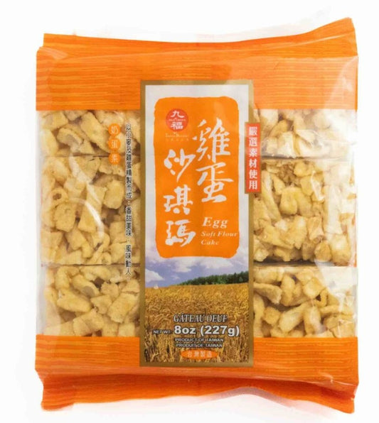 NICE CHOICE SOFT FLOUR CAKE EGG 九福 沙琪瑪 雞蛋味 227 g x1