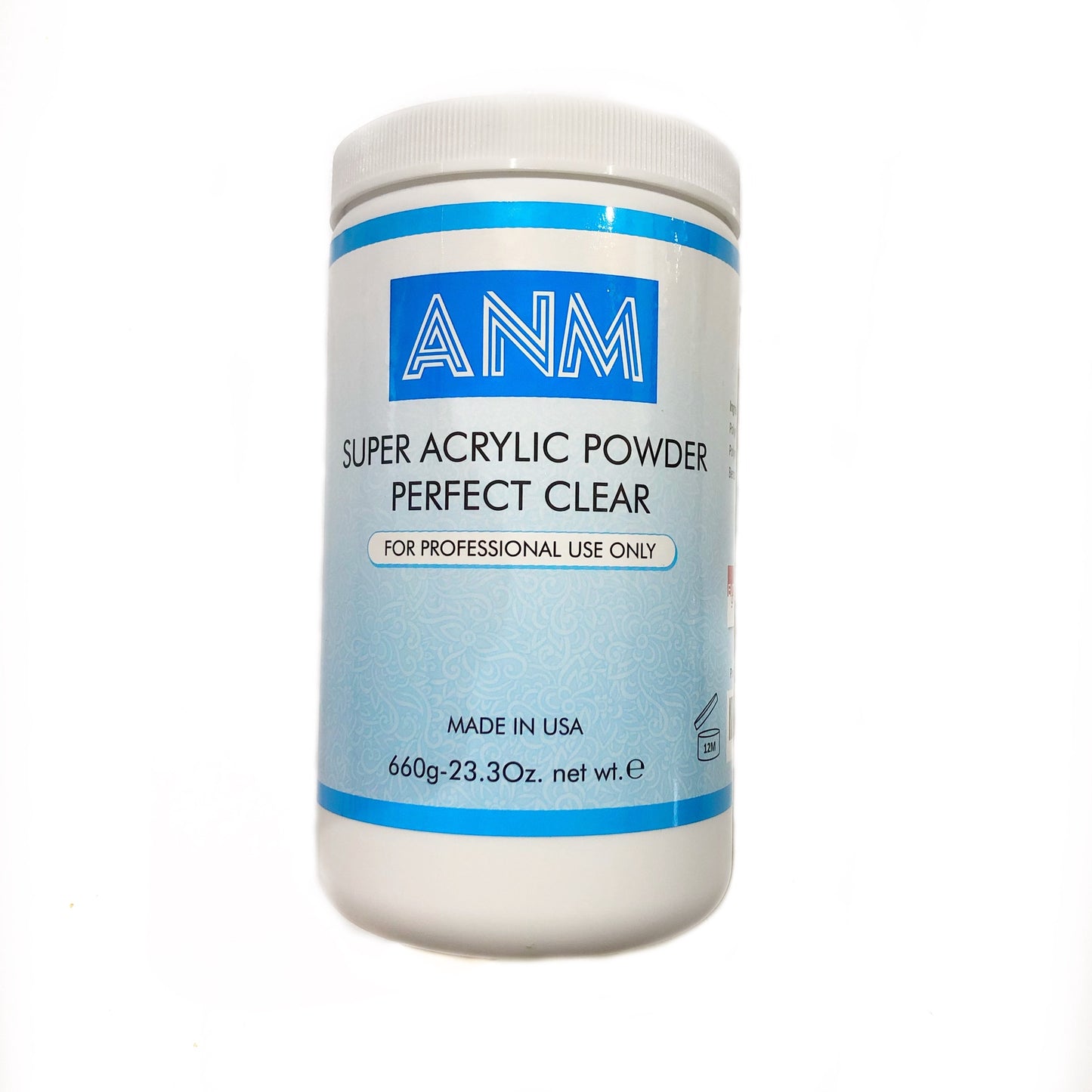 15552 ANM Super Acrylic Powder Perfect Clear Bot Acrylic Sieu Trong 660g x 1