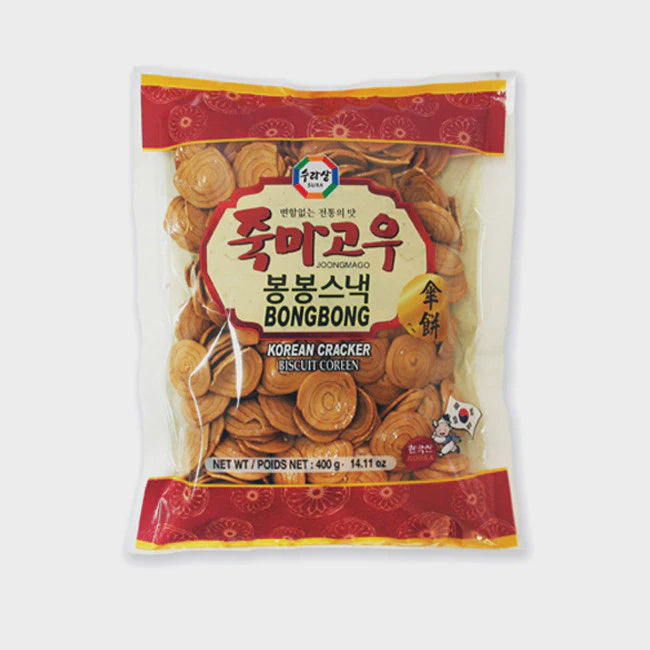 Surasang Korean Cracker Bongbong Snack 韓國小食 (傘餅) 330g x1