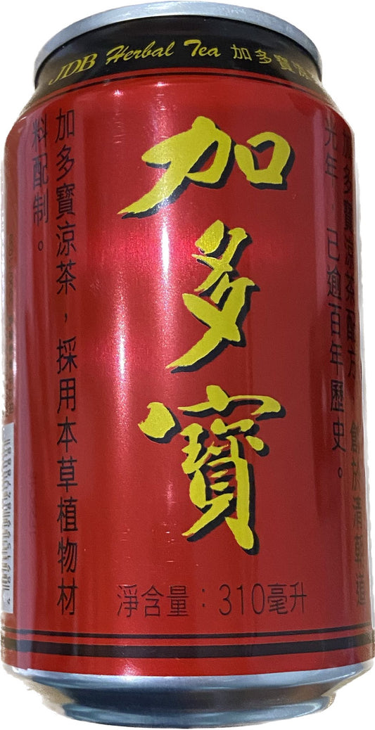 JDB Red Canned Herbal Tea 加多寶紅罐裝涼茶310ml x1
