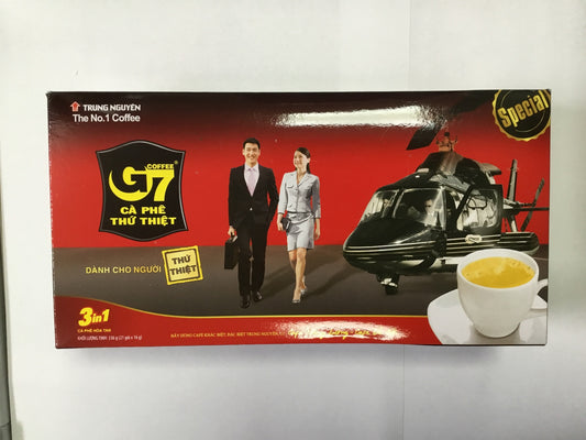 Trung Nguyen Cafe G7 Special 3in1G7 3合1即溶咖啡 Ca phe Hoa Tan (16gr x 21) x1