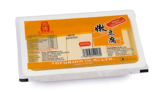 Tofu King Fresh Medium Firm 北佬 嫩豆腐 Tofu Dau Hu Mem 600g x 1