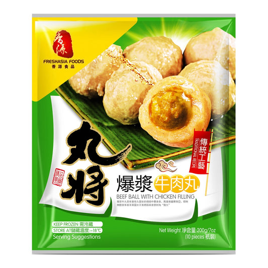 WJ Beef Balls with Chicken Filling丸將爆漿牛肉丸200g x1