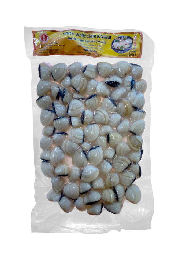 50083 海馬王全白蜆 原隻白蜆 Ngheu Trang Nguyen Con 1kg x 10