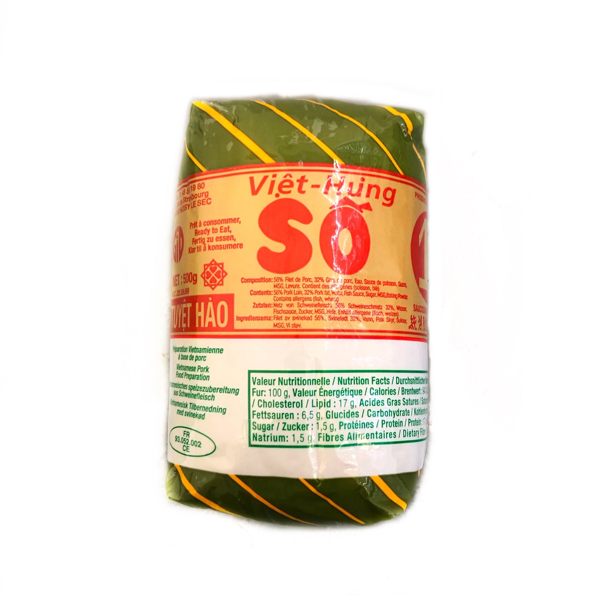 Viet Hung Fresh Pork Rolls Number 1 越南豬肉香腸 Gio Lua So 1 500g x 1 – Asia ...