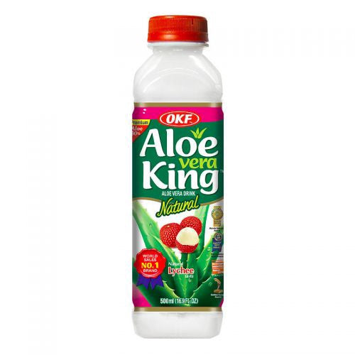 OKF OKF Aloe Vera Lychee 蘆薈汁（荔枝味）Nuoc Nha Dam Vi Vai 500ml x 1