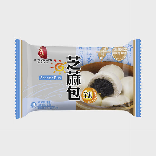 FRESHASIA TW Sesame Bun香源台灣芝麻包 390g x 12