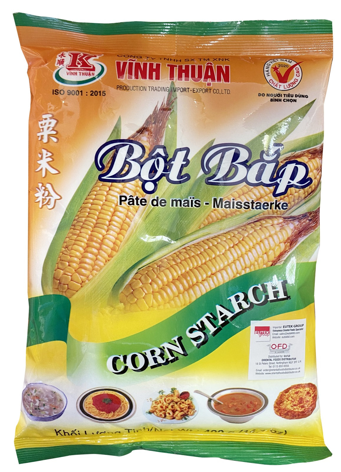 Bột Ngô Vĩnh Thuận Bot Bap 400gr x 1