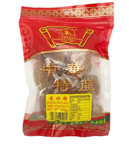 ZF Rock Sugar-Brown正豐黃冰糖 duong phen 400g x 1