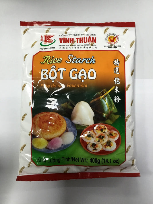 13944 Tinh Bột Gạo Vĩnh Thuận Bột gao 400g x20 C3