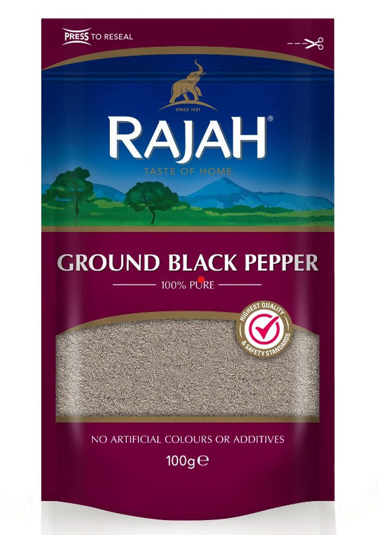 Rajah Ground Black Pepper 黑胡椒粉 Hạt tieu den xay 100g x1